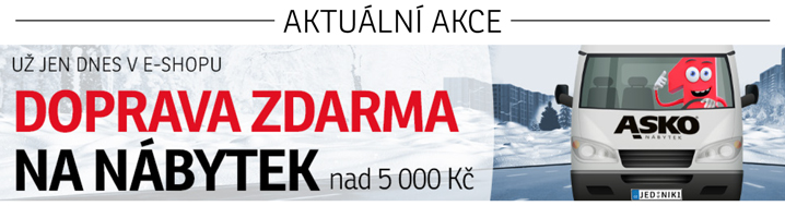 Doprava zdarma nad 5000 na nábytek 