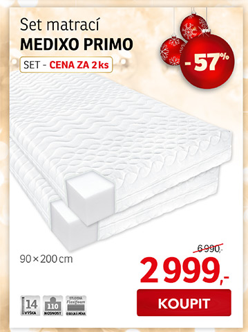 Set matrací (2 ks) MEDIXO PRIMO 90x200