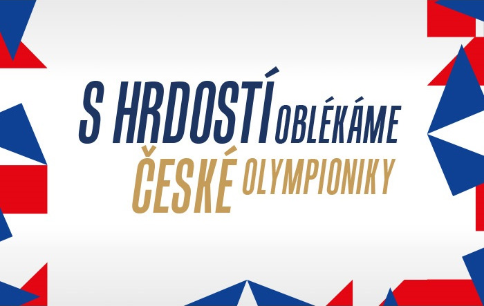 S hrdostí oblékáme české olympioniky