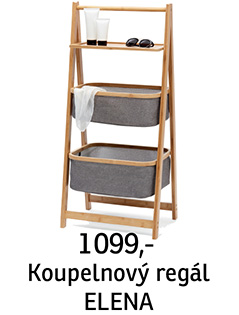 Regál s košíky Elena