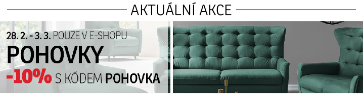 Pohovky sleva 10 %