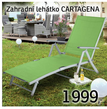Zahradní lehátko Cartagena