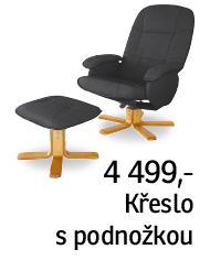 Křeslo s podnožkou