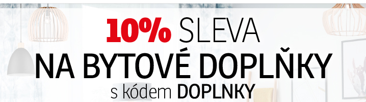 10% sleva na bytové doplňky