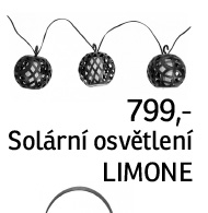 Solární osvětlení Limone, 8 lucerniček