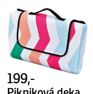 Pikniková deka barevná