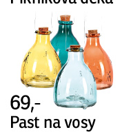 Past na vosy skleněná, 13 cm