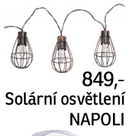 Solární osvětlení Napoli, 10 lucerniček