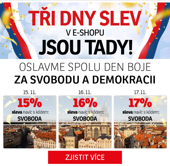 Tři dny slev jsou tady!