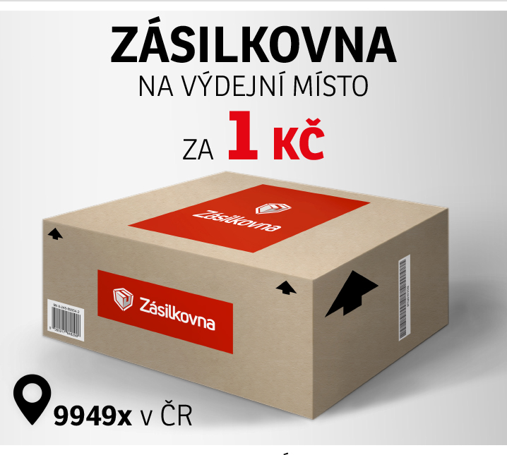 Zásilkovna na výdejní místo za 1 Kč