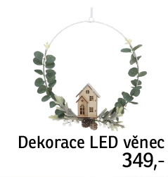 Dekorace LED věnec